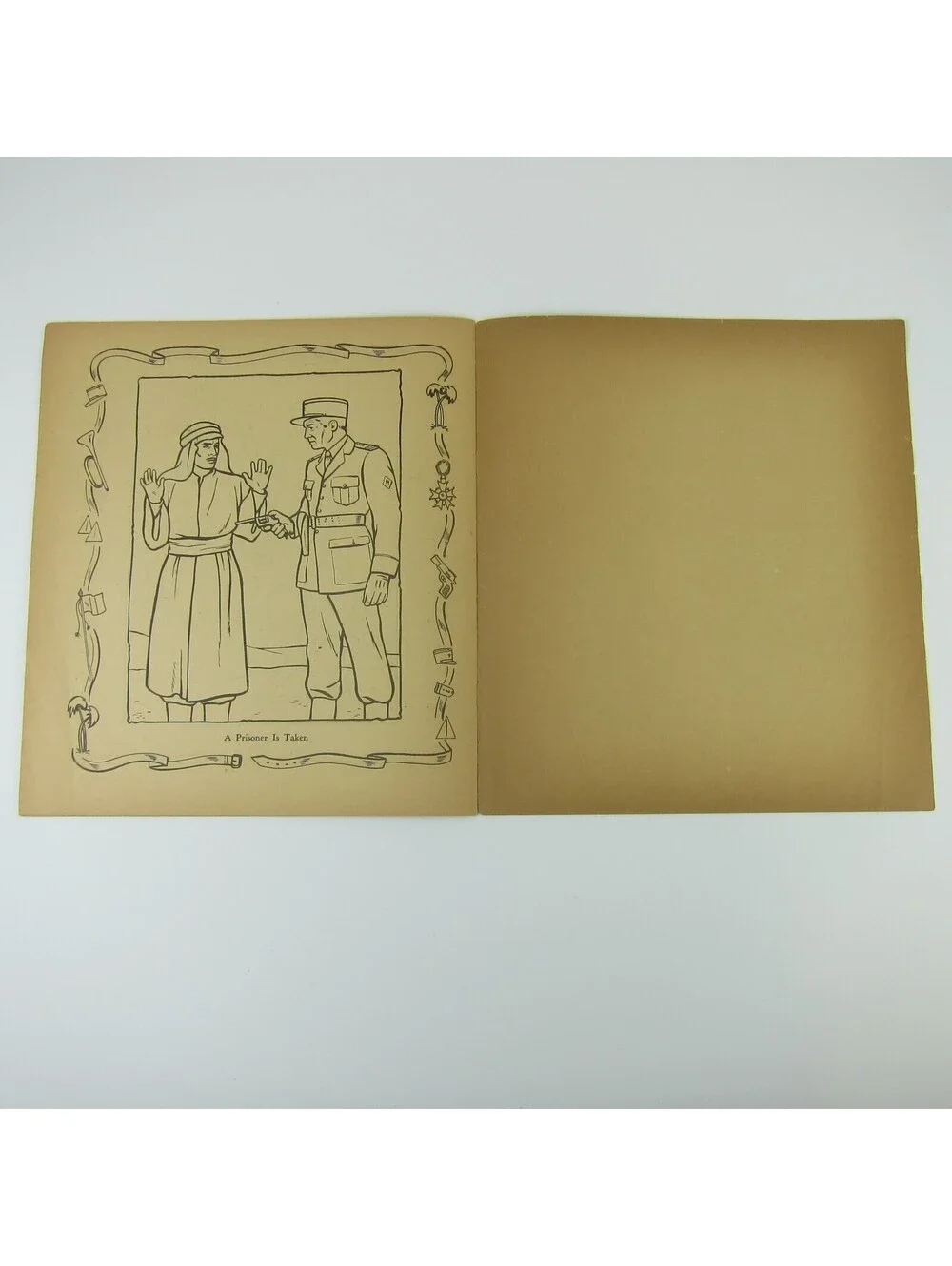 Foreign Legionnaire Coloring Book Abbot #1339 Buster Crabbe & Cuffy Vintage 1956